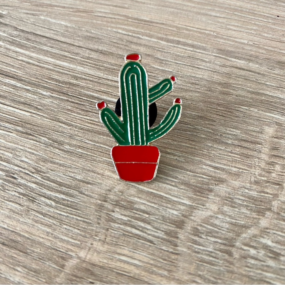 Cactus Enamel Pin